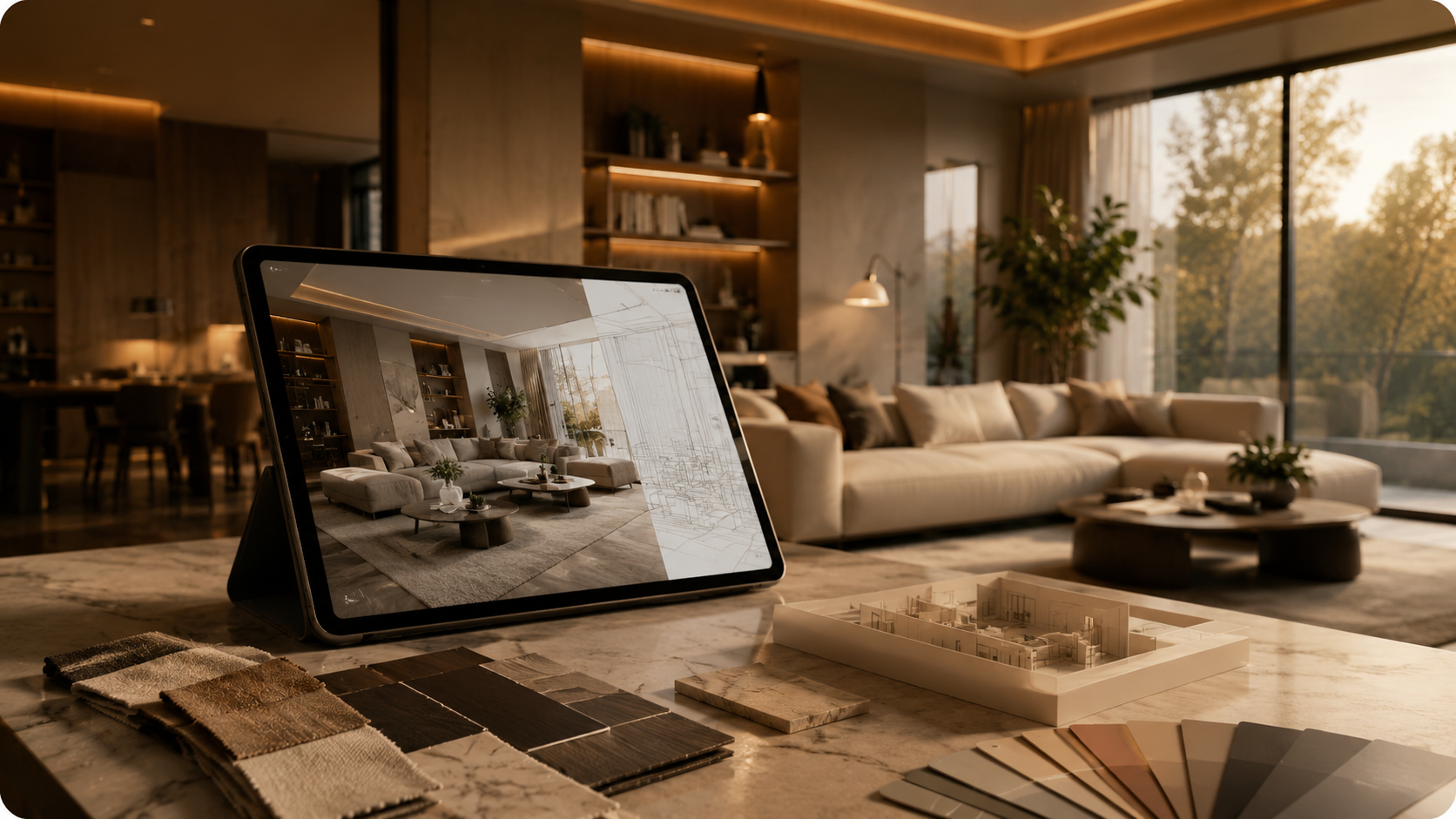 Smart Interior — koncept dhe vizualizim Koncept enterieri dhe planifikim hapësire — SSK Smart Living